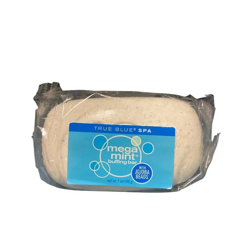 True Blue Spa Mud About You‎ Body Mask Set Mega Mint Buffing Bar & Brush